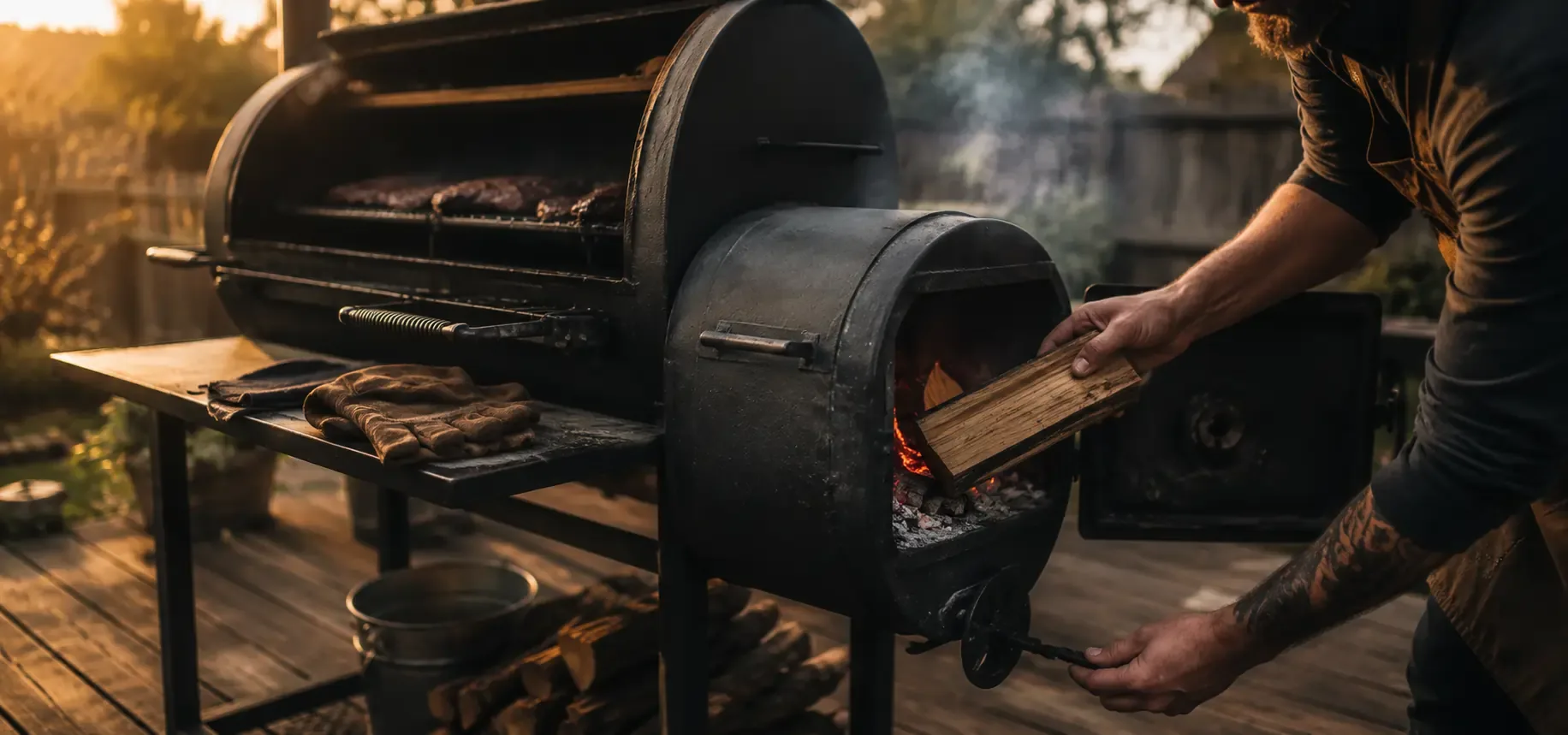 How to control smoker temperature with vents and clean smoke